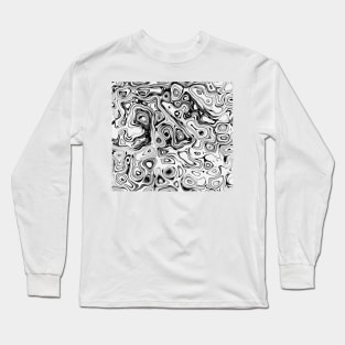 Blank Space - Original Abstract Design Long Sleeve T-Shirt